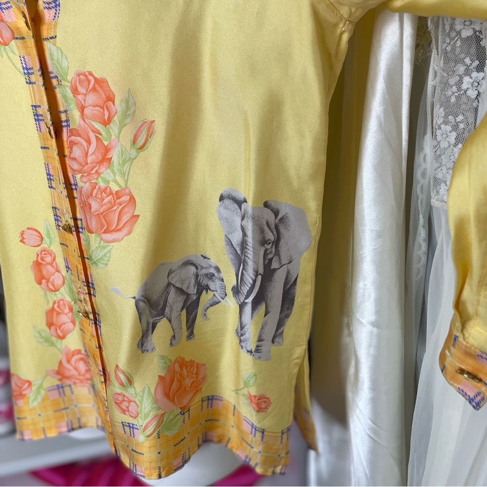 Silk Button Down - image 5